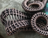 Handmade Oxidized Copper Wire Woven Turquoise Pendant Necklace Jewelry